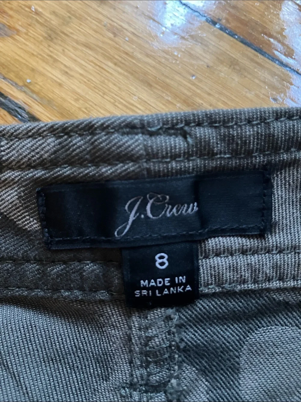 J. Crew Women's Gray Camo Cargo Shorts